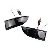 Compatible Avec Megane MK3 Pour Laguna III X91 2008-2011 2012 2013 2014 2015 Clignotant De Miroir Feux D'angle Pièces Automobiles RéTroviseur Clignotant LatéRaux(Blue-Yellow)