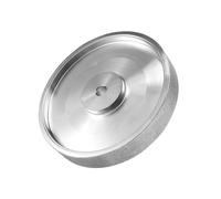 Compatible avec meule CBN, 6 pouces de diamètre x 1 pouce largeur, mandrin 1/2, diamant for affûtage HSS(Silver 320)