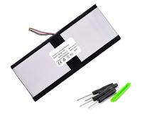 Compatible avec Microtech EBL14 Notebook, Batterie d'ordinateur Portable 7.6V 5000mAh avec 7 PIN 7 Fil de Remplacement de Prise