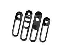 Compatible avec Mini pour Cooper pour Countryman F60 Cadre De Panneau Commutateur Lève-vitre, Garniture, Autocollant Intérieur, Accessoires Décoration de Voiture(Black)