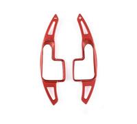 Compatible Avec Mini Pour Cooper S F66 2024 2025 Cache-palettes De Changement De Vitesse En Alliage D'aluminium Accessoire D'intérieur(Red)