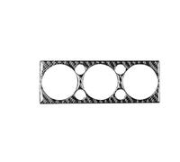Compatible Avec MINI Pour COOPER S Pour R50 Pour R53 2002 2003 2004 Panneau De Climatisation Cadre De Bouton AC Autocollants En Fibre De Carbone Pour Intérieurs panneau CD navigation