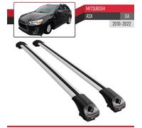 Compatible avec Mitsubishi ASX (GA) 2010-2022 ACE-1 Barres de Toit Railing Porte-Bagages de Voiture Gris Alu 2 Barres