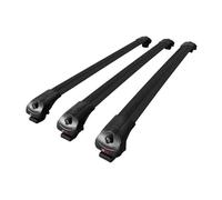 Compatible Avec Mitsubishi Outlander 2003-2006 Ace-1 Barres De Toit Railing Porte-Bagages De Voiture Noir Alu 3 Barres