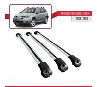 Compatible Avec Mitsubishi Outlander 2006-2013 Barres De Toit Ace-1 Railing Porte-Bagages De Voiture 3 Barras Gris