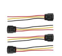 Compatible Avec Mitsubishi Pour Colt Pour Lancer Saloon Pour Space Star 1.3L 1.6L 12V 1832A016 Connecteur De Bobine D'allumage Bobine D'Allumage Câbles Fiche(4 PCS)