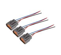 Compatible Avec Mitsubishi Pour Eclipse 2006-2012 Pour Galant 1994-1998 3 Pièces Connecteur Prise Bobine D'allumage Harnais Queue Cochon 3 Fils MR994643 Connecteur Allumage
