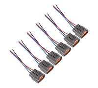Compatible Avec Mitsubishi Pour Eclipse 2006-2012 Pour Galant 2004-2012 6 Pièces Connecteur Bobine D'allumage À 3 Fils Faisceau En Queue Cochon MR994643 Connecteur Allumage