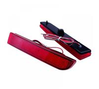 Compatible Avec Mitsubishi Pour Lancer Pour Evolution X CZ4A 2008-2026 Kit Feux Freinage Arrière Réflecteur Pare-chocs Gauche Droit Voiture 8355A039, 8355A040 Feux Réflecteur Pare-chocs