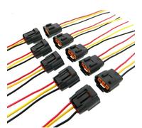 Compatible Avec Mitsubishi Pour Space Pour Runner 1999-2002 Connecteur Bobine D'allumage Prise Harnais Kit Réparation Queue Cochon Femelle Étanche Connecteur Bobine D'Allumage(10 PCS)