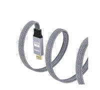 Compatible Avec MIZIQIER, Câble HDMI 2.1 Plat, 8K 60 Hz, 4K 120 Hz, 144 Hz, 48 Gbit/s, EAR, HDCP, HDR For TVHD, Ordinateur Portable, Projecteur, PS5(10FT-3M-118inch)