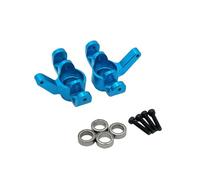 Compatible avec MJX 14207 14208 1/14 RC, Mise À Niveau De Voiture, Pièces De Modification, Accessoires, Roulement De Coupelle De Direction Avant en Métal détachées RC(Blue)