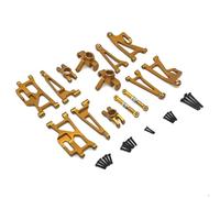 Compatible avec MJX 14209 14210 Pièces De Voiture RC 1/14 Support De Moyeu De Coupelle De Direction en Métal Supérieur Inférieur pour Kits D'assemblage De Bras Oscillant Pièces Mise RC