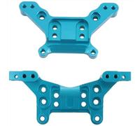 Compatible avec MJX H16 16207 16208 16209 16210 1/16 Pièces Et Accessoires pour Voitures Télécommandées 2 Supports D'amortisseurs Avant Et Arrière en Métal Pièces Mise RC