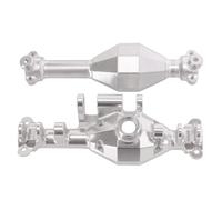 Compatible avec MJX pour Hyper GO H12Y H12Y+ Pièces De Rechange pour Voiture Télécommandée, Coque D'essieu Avant en Métal Et Carter D'essieu Arrière RC Essieu Avant Arrière