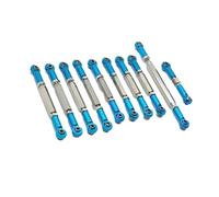 Compatible avec MN D90 D91 D96 D99S MN99S MN90 Pièces De Mise À Niveau De Voiture 1/12 RC, 10 Pièces, Tige De Traction en Métal, Jeu De Bielles De Direction Bielle RC Voitures