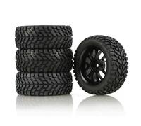 Compatible avec MN99S pour HSP pour HPI pour Wltoys 144001 Pièces Voiture Radiocommandée 4 Pièces Caoutchouc 75 Mm Jantes Rallye Tout-Terrain Pneus Hexagonaux Pièces Voiture RC