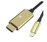 Compatible Avec MOSHOU, Câble USB C Vers HDMI 2.1 8K@60Hz 4K@144Hz Type C Vers HDMI 8K Cordon Tressé HDCP2.3 HDR DSC For MacBook Pro Samsung HP Dell.(4K Version,1.5m)