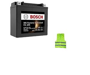 COMPATIBLE AVEC MOTO GUZZI V85 TT E4/E5 850 ANNÉE 2019 al 2023 BATTERIE YTX14-BS BOSCH FA1060 EN GEL SLA DÉJÀ PRÊTE À L'EMPLOI ET CHARGEUR 12 AH AMPÈRE 12 VOLT 150X87X145MM