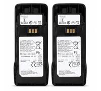 Compatible avec Motorola Radio Bidirectionnel PMNN4598A | 7,4 V, 2 300 mAh, batterie de remplacement for le R2, 2 PC