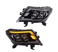 Compatible Avec Navara Pour NP300 2015 2016 2017 2018 2019 2020 2 Pièces Phares DRL Clignotants Feux Pour Route Projecteur Angel Eye Lentille Feux Avants