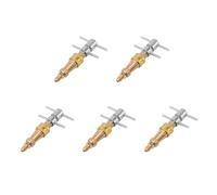 Compatible avec nettoyeur haute pression, raccord rapide FNPT 1/4 pouce for réfrigérateur, pièce de rechange en laiton, lot de 5.