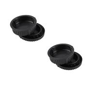 Compatible avec Nikon AI AF AF-S, Capuchon de Corps d'appareil Photo, Jeu de Capuchons d'objectif arrière for D7500 D7200 D7100 DSLR