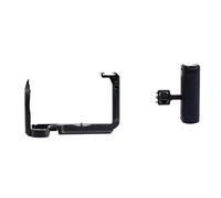 Compatible avec Nikon Z50II - Cage de Protection métallique for Microphone avec Fixation Rapide et Cadre d'extension.(Kit2 Black-MiniGrip)