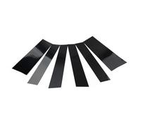 Compatible Avec Odyssey 2011 2012 2013 2014 2015 2016 2017 6 Pièces Ensemble Poteaux Pilier Voiture Couverture Fenêtre Porte Kit Garniture Extérieure Autocollant Garniture Montant B Vitre(Black)