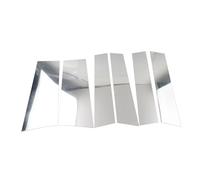 Compatible Avec Odyssey 2011 2012 2013 2014 2015 2016 2017 6 Pièces Ensemble Poteaux Pilier Voiture Couverture Fenêtre Porte Kit Garniture Extérieure Autocollant Garniture Montant B Vitre(Silver)