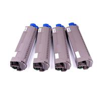 Compatible avec OKI, Cartouche Toner C831 C841 4PCS | Cartouche C831 C841, jeu de 4 pièces, alimentation en toner couleur(44844505-8 EUR)
