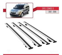 Compatible Avec Opel Combo (D) 2012-2018 Barres De Toit Basic Modèle Railing Porte-Bagages De Voiture 4 Barras Gris