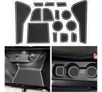 Compatible Avec Opel Corsa F 2020-2023 2024 Tapis Anti-Poussière Antidérapante Corsa F Porte Intérieure Tasse Boîte De Bras Tapis De Stockage Corsa F Frein Manuel Accessoires (Blan[Auto5130979]