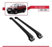 Compatible Avec Opel Frontera 1992-1998 Barres De Toit Ace-1 Railing Porte-Bagages De Voiture Noir