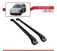 Compatible Avec Opel Frontera 1999-2004 Barres De Toit Ace-1 Railing Porte-Bagages De Voiture Noir
