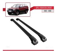 Compatible Avec Opel Frontera Sport 1992-1998 Barres De Toit Ace-1 Railing Porte-Bagages De Voiture Noir