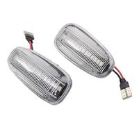 Compatible Avec Opel Pour Astra G 1998 1999 2000 2001 2002 2003 2004 2005 2006 2007 2008 2009 Clignotants Dynamiques Marqueur Latéral D'eau Qui Coule troviseur indicateur(White)