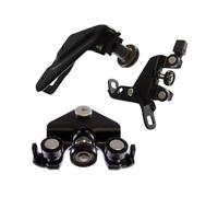 Compatible Avec Opel Pour Combo 2001-2011 124999 Charnière Porte Coulissante Voiture Côté Droit Guide À Rouleaux Coulissants Ensemble Rouleaux Supérieur Milieu Inférieur Rouleau de porte coulissante