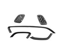 Compatible Avec Opel Pour Corsa Voiture Conduite À Gauche Cadre Sortie Air Condition Avant AC Garniture Couverture Décoration Intérieure Intérieur de voiture(All 5 pcs)