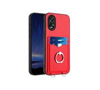 Compatible Avec OPPO A18 4G Cas Unique Incision Précise Fonction Baillou Haute Qualité FOXDOCK Rouge