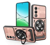 Compatible avec Oppo A5 CPH2727 / A5 5G CPH2735 / A5i Pro CPH2755 / A5m Coque Etui Cover,Compatible avec MagSafe,360 degrés Etui magnétique Rotatif pour téléphone Portable Pink