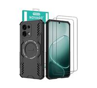 Compatible avec Oppo A6 Pro - Pack de Protection Intégrale - Coque Noire AirBag et Lot de 2 Films Verre Trempé 9H pour Ecran