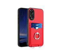 Compatible Avec OPPO A78 4G Cas Unique Fonction Baillou Incision Précise Haute Qualité FOXDOCK Rouge