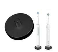 Compatible avec Oral-B Porte-brosse à dents électrique, support de brosse à dents électrique argenté pour salle de bain, support de brosse autoportant en acier inoxydable (noir)
