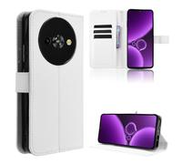 Compatible avec Oukitel C59 Housse Etui,Étui en Cuir PU Compatible avec Oukitel C59 Pro téléphone Portable Coque White