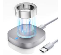 Compatible avec Oura Ring 4/4 - Chargeur en céramique - Taille 10 - Chargeur rapide - Câble de charge de rechange avec câble USB C (non compatible avec Oura Ring Gen 3)