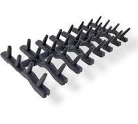 Compatible avec panier supérieur de lave-vaisselle AEG & Electrolux 1380184109/1380184000 - Support à vaisselle avec pointes en caoutchouc 175 x 80 x 30 mm