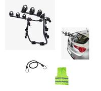 Compatible avec Peugeot 3008 5P ANNÉE 09 al 16 Couvre phares et Plaque Support VÉLO ARRIÈRE pour HAYON DE Voiture pour 3 VÉLOS Porte-VÉLO RÉGLABLE Charge MAXIMALE 45KG