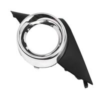 Compatible avec Peugeot pour 207 pour Sport 2006 2007 2008 2009 Grille de feu de brouillard avant chromée Cadre de grille 7452HW Couverture de feu de brouillard