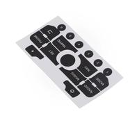 Compatible avec Peugeot pour 3008 308 Autocollant réparation bouton panneau commande de radio de navigation Autocollant de réparation de bouton audio de radio accessoires d'intérieur